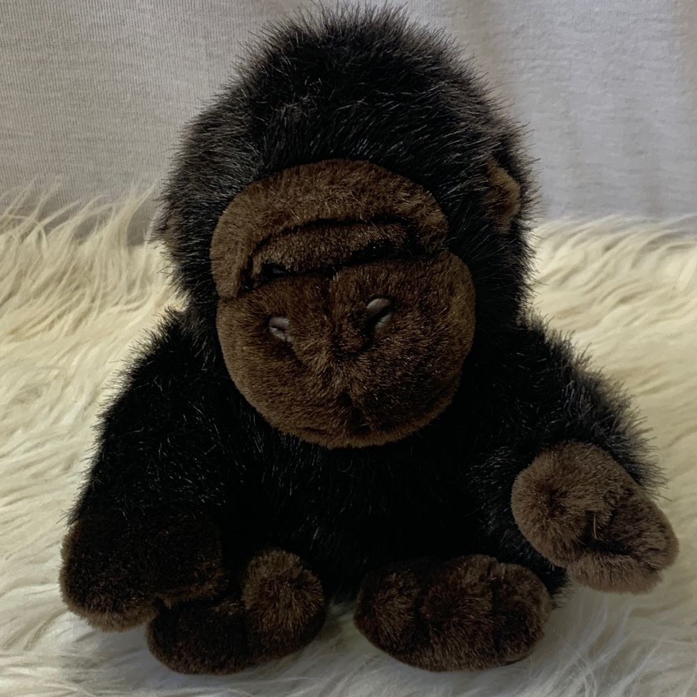 🟢2/$15 Vintage FAO Schwarz Plush Gorilla Monkey
